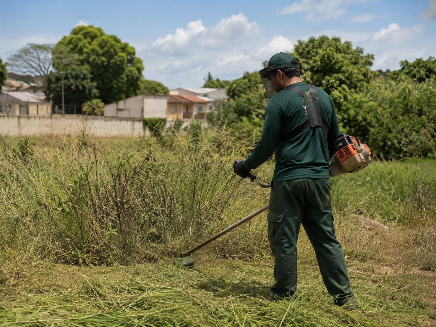 Jardim conservado pela equipe VERDAN